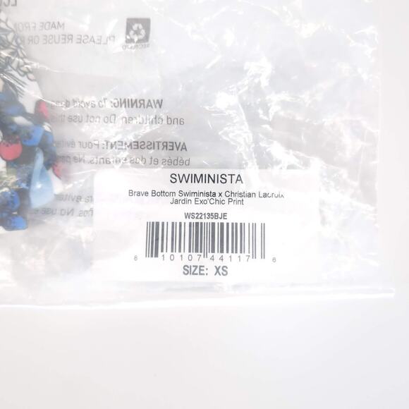 Swiminista x Christian Lacroix Bikini Bottom Jardin Exo'Chic Print NWT - Size XS - Picture 3 of 15